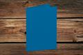 [16400996] Klappkarten 74/148x105 mm (A7) hochdoppelt Stahlblau gerippt 220 g/qm